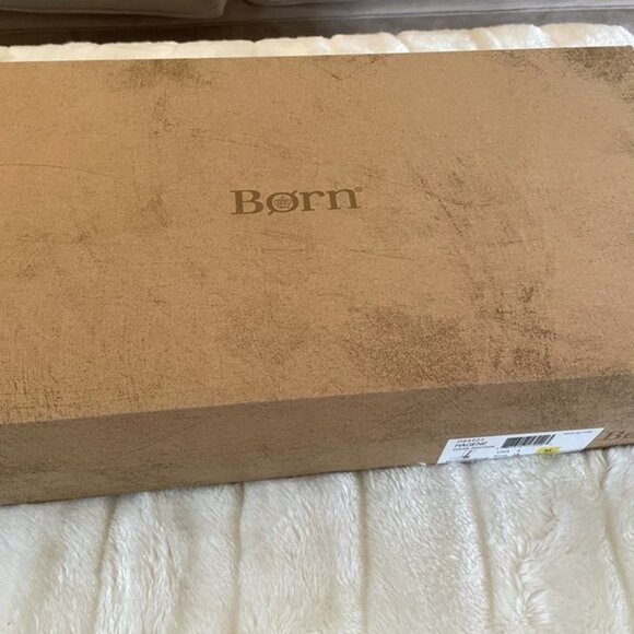 Born Hagene Tall Dark Brown Leather Heeled Boots Size 8M | EUC - Picture 7 of 8